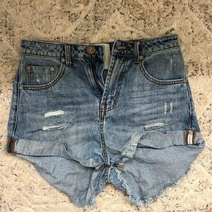 One Teaspoon High Waist Bandits Size 27